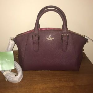 Kate Spade small Sloan Charlotte street mulledwine